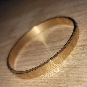 18k gold filled bracelet